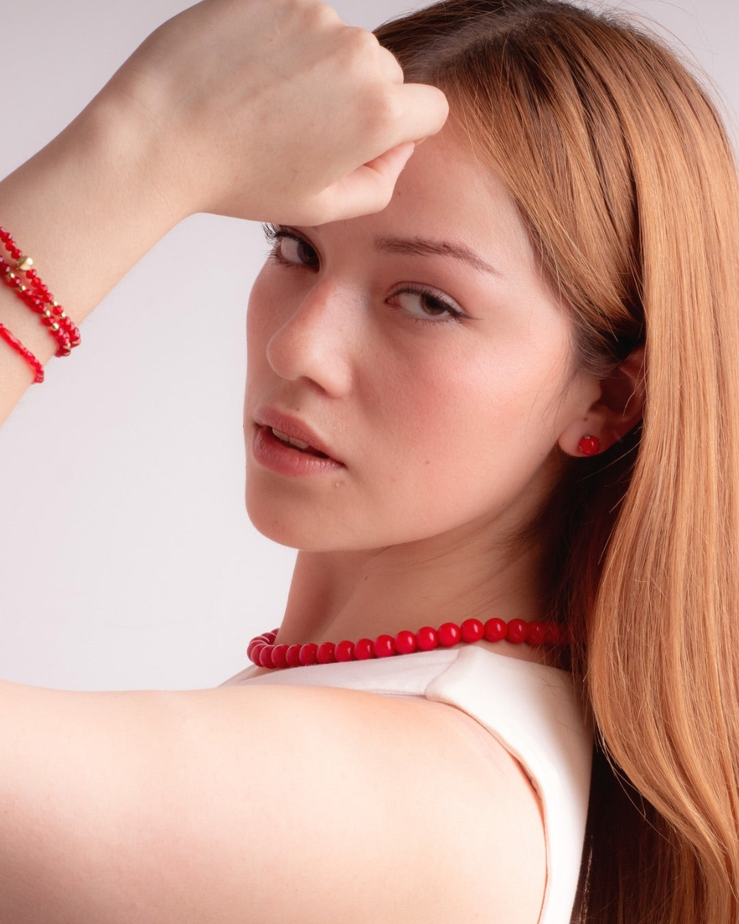Aros Mimí | Jade rojo