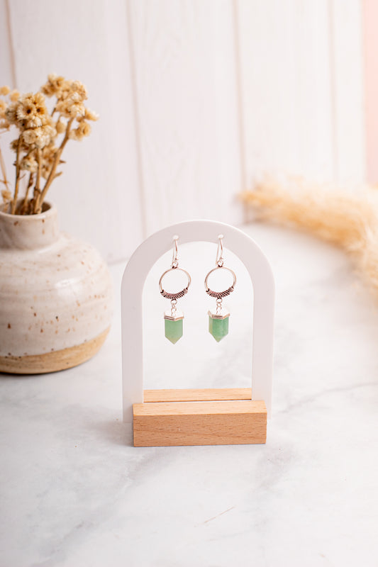 Aros Plata Thai | Jade