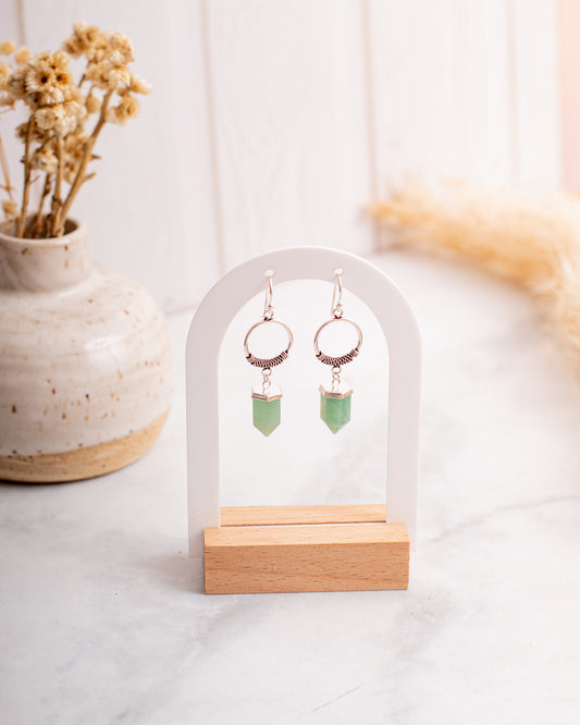Aros Plata Thai | Jade