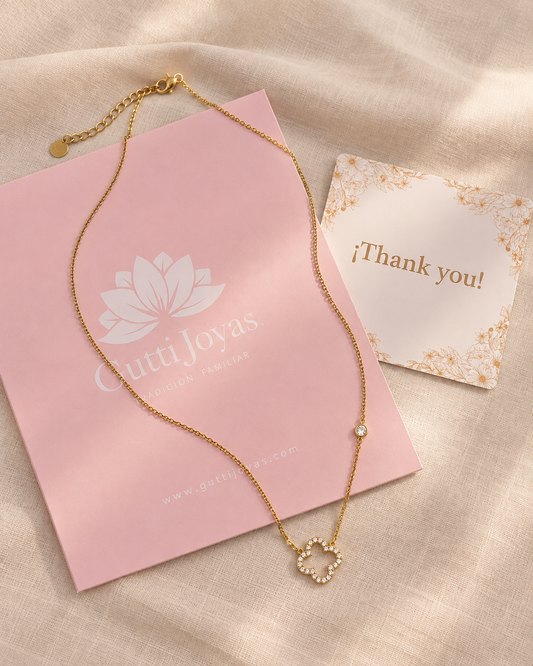 Collar Acero Clover