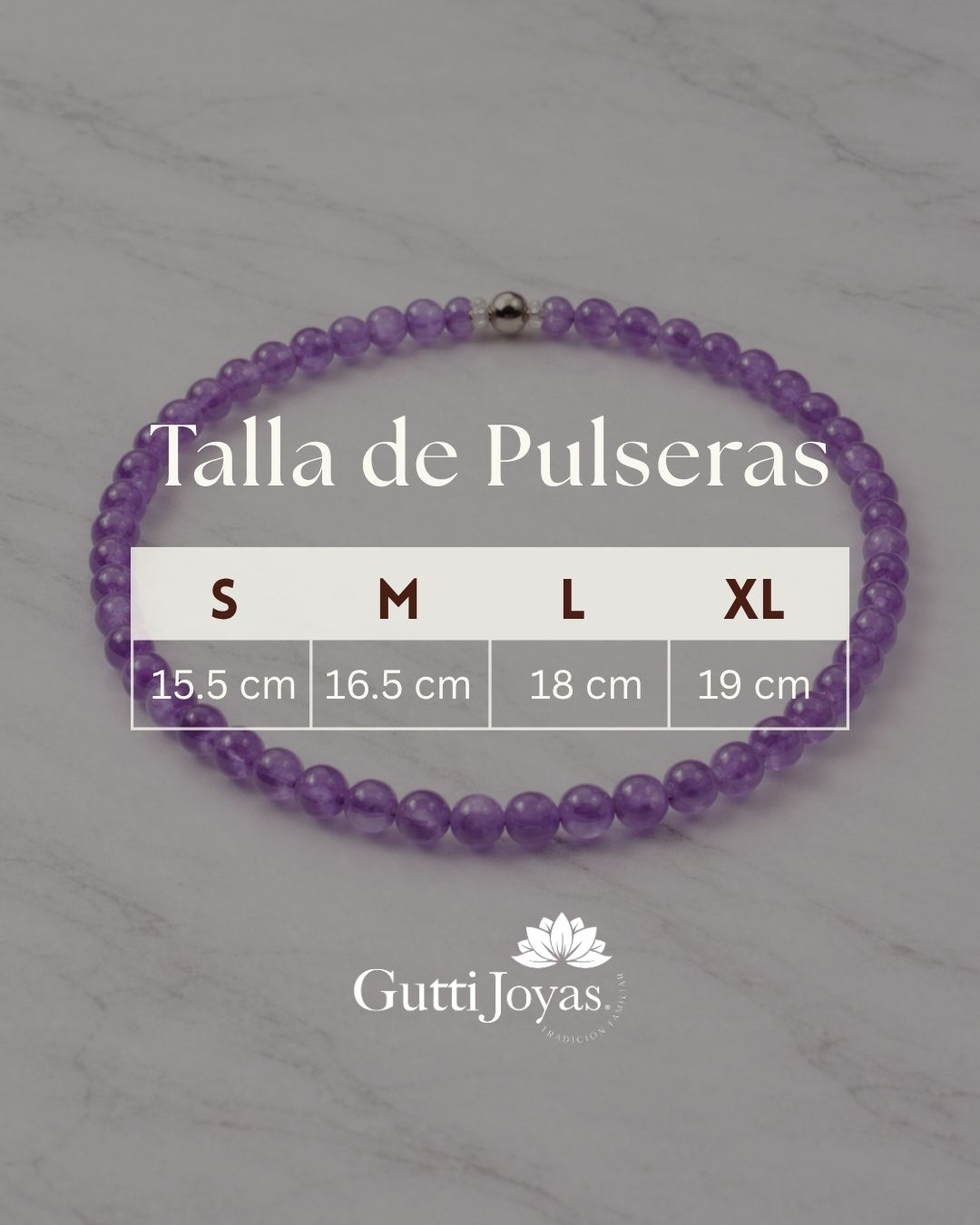 Pulsera Mina 3mm | Amatista
