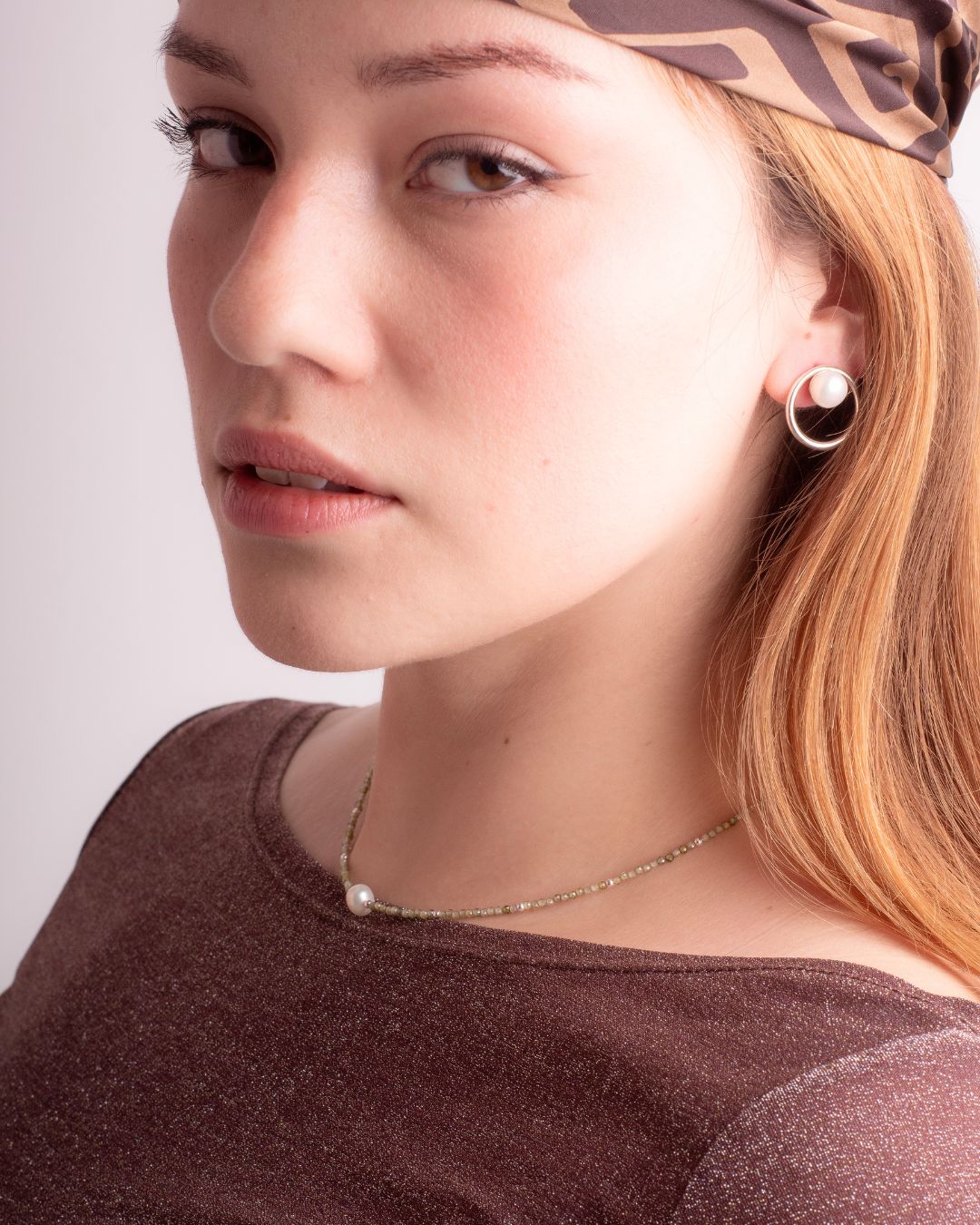 Aros Plata Eloísa | Perlas