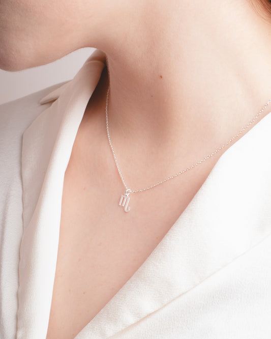 Collar Plata Escorpión | Colección Constelaciones