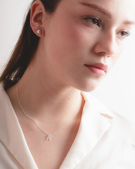 Collar Plata Piscis | Colección Constelaciones