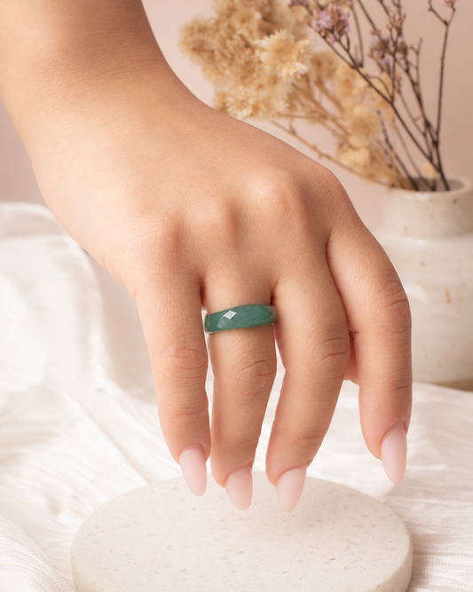 Anillo Stone | Jade