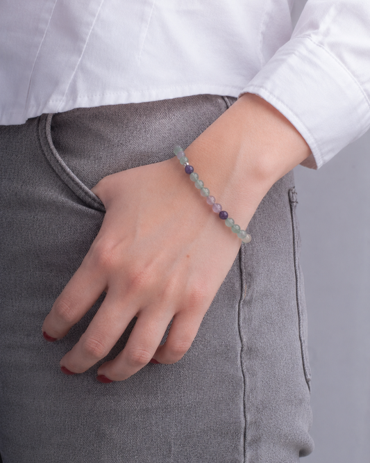 Pulsera Alba 6mm | Fluorita