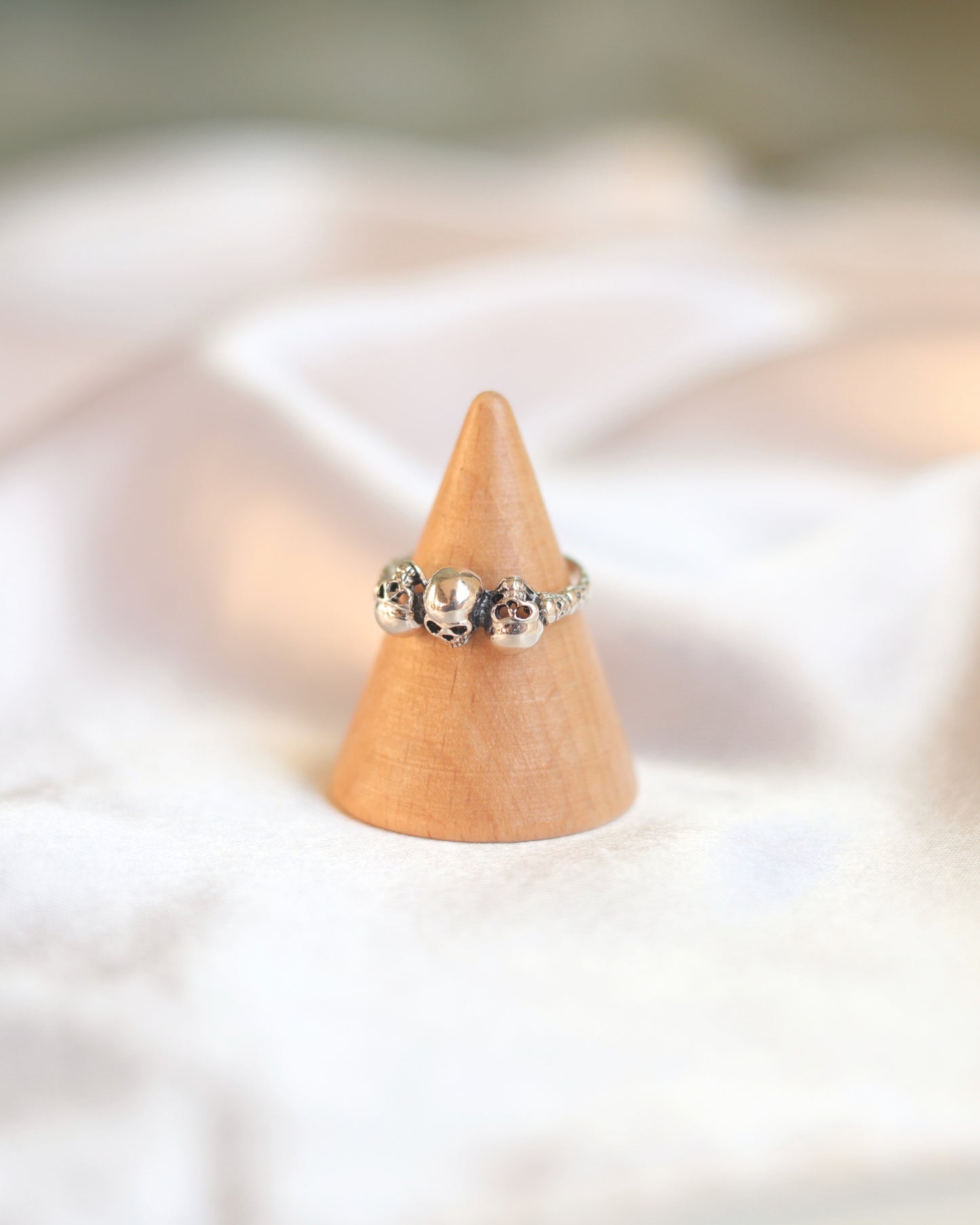 Anillo Plata Calaveras