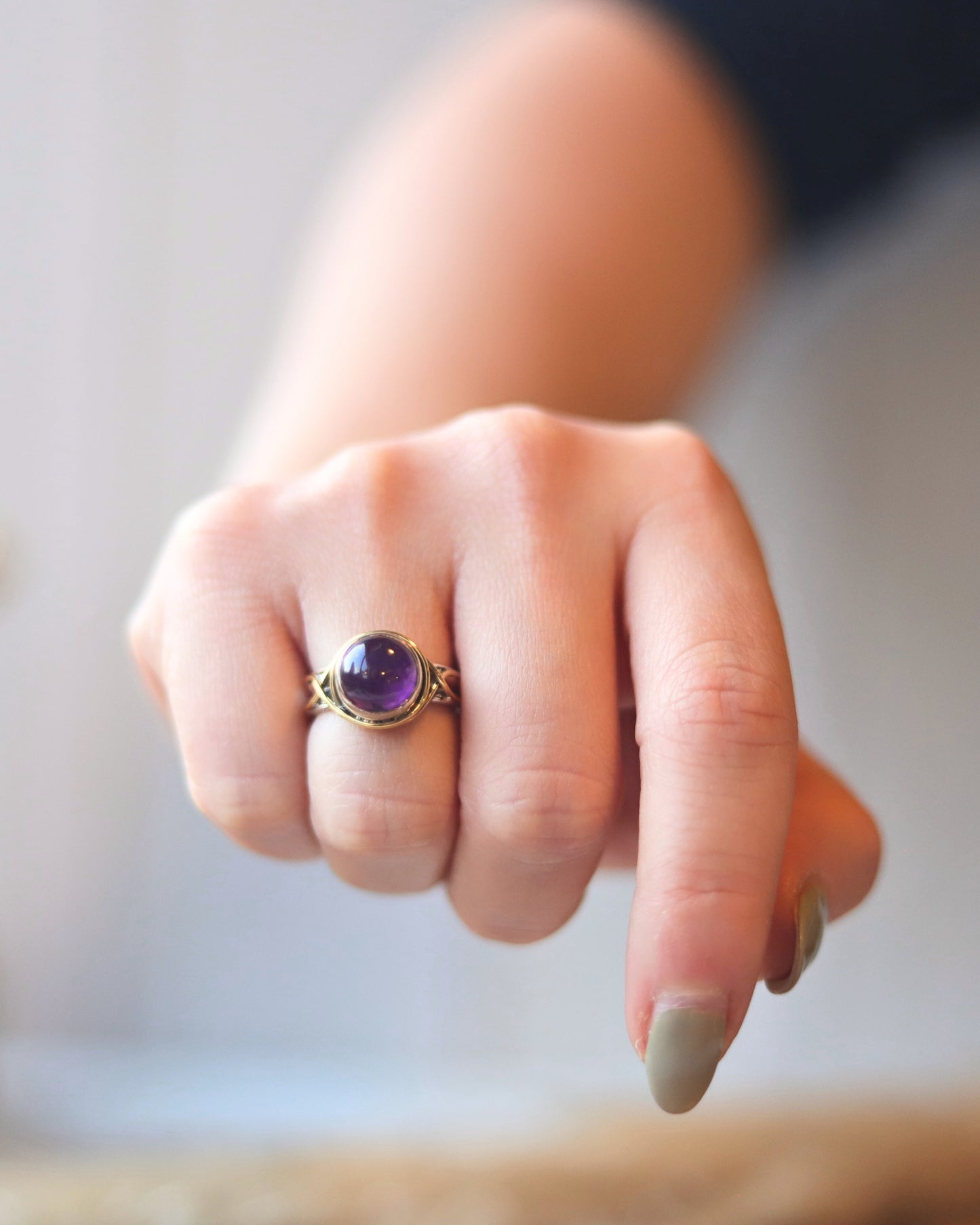 Anillo Plata Hera Amatista