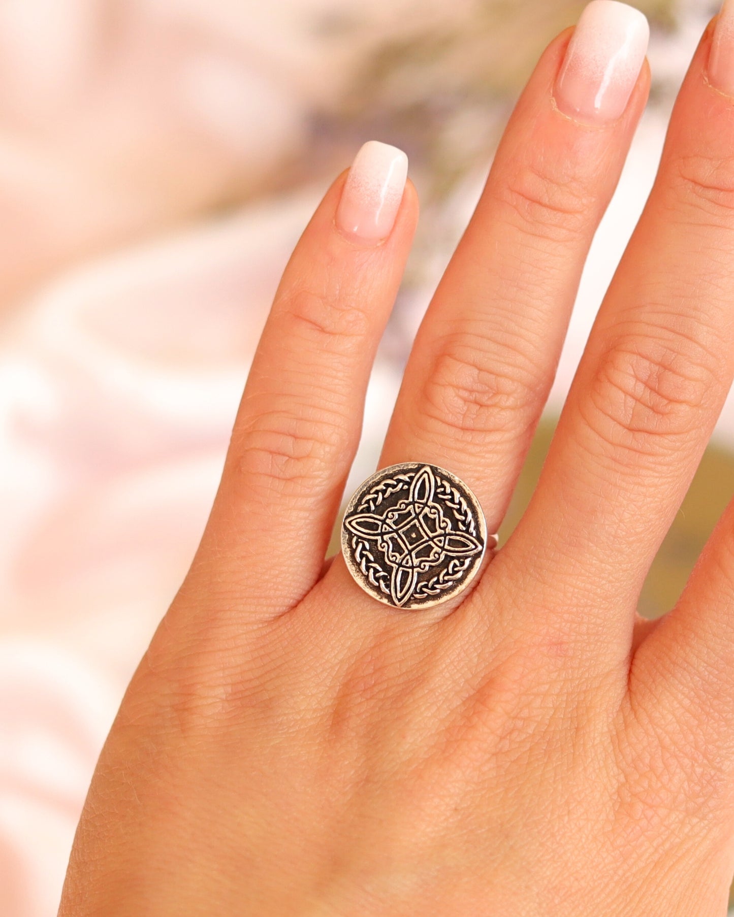 Anillo Plata Nudo de Bruja Meli