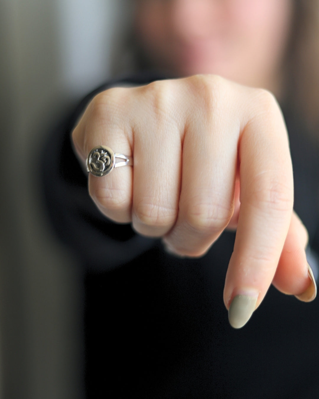 Anillo plata OM
