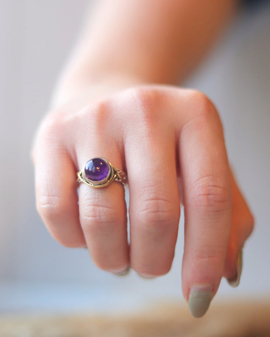 Anillo Plata Hera Amatista