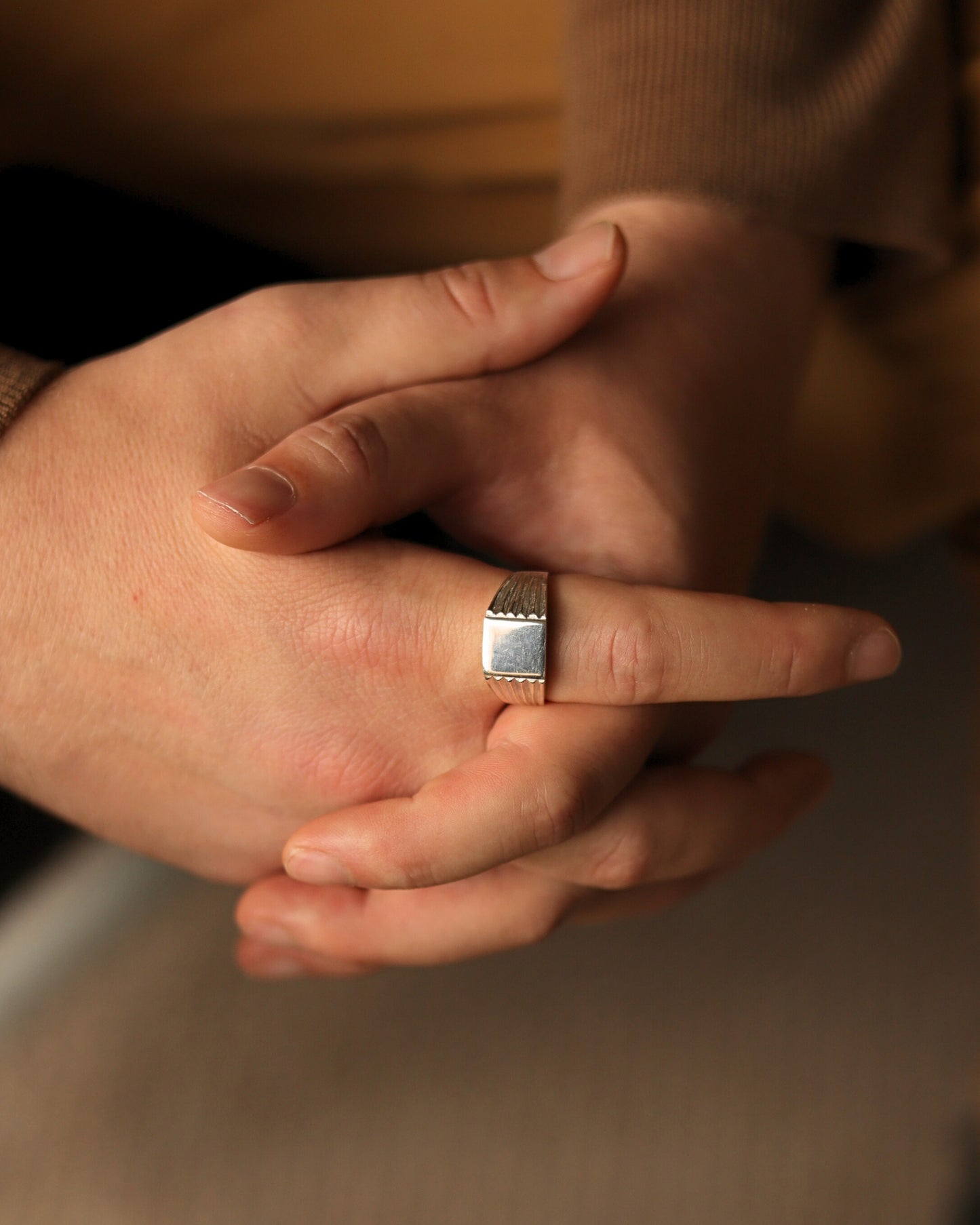 Anillo Plata Sello Zazá