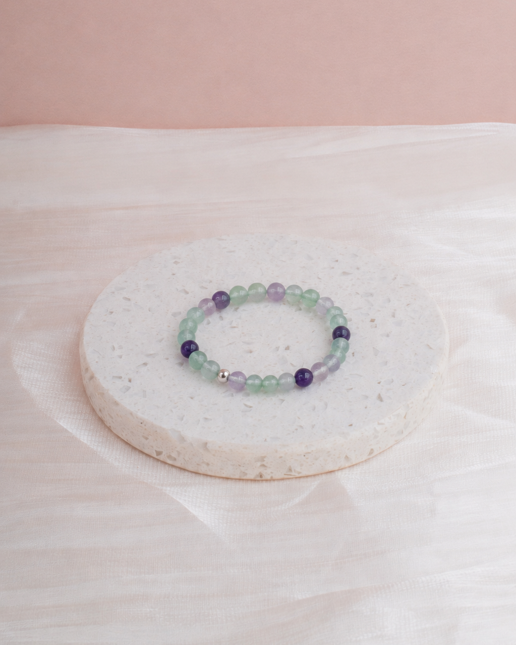 Pulsera Alba 6mm | Fluorita