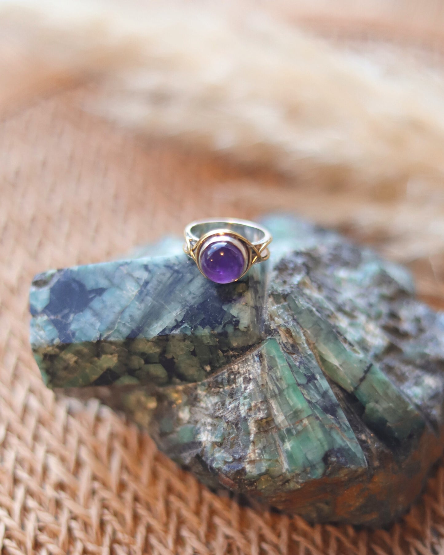 Anillo Plata Hera Amatista