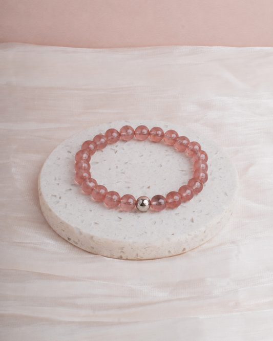 Pulsera Lucy | Cuarzo cherry