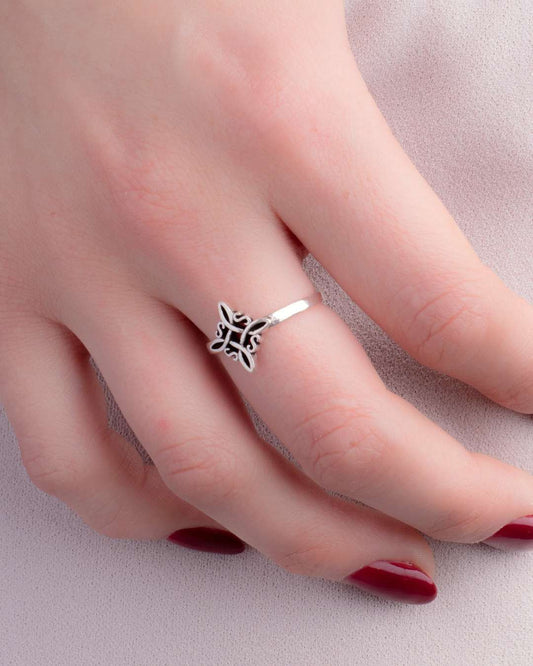 Anillo Plata Nudo Helina