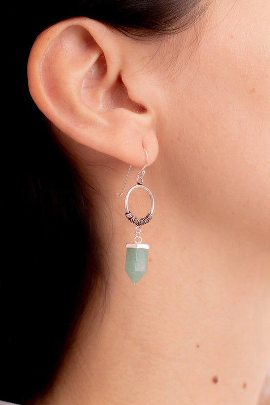Aros Plata Thai | Jade