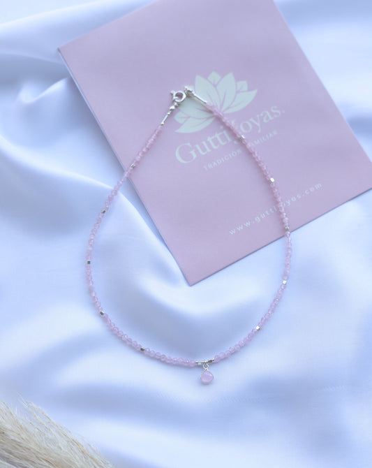Choker Lisboa | Cuarzo Rosa
