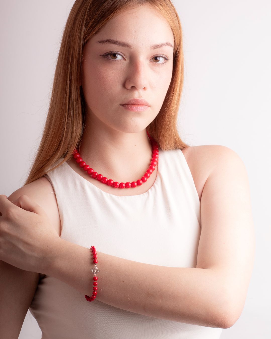 Collar Mallorca | Jade Rojo