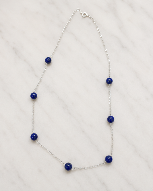 Collar Plata Cannes | Lapislázuli