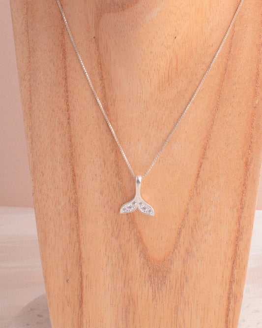 Collar Plata Colita de Ballena
