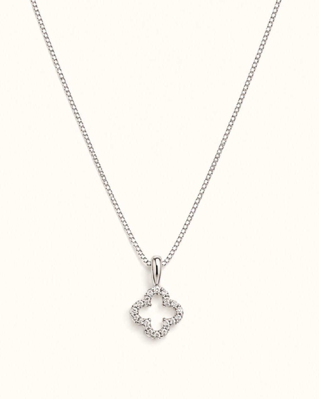 Collar Plata Alhambra Circonitas