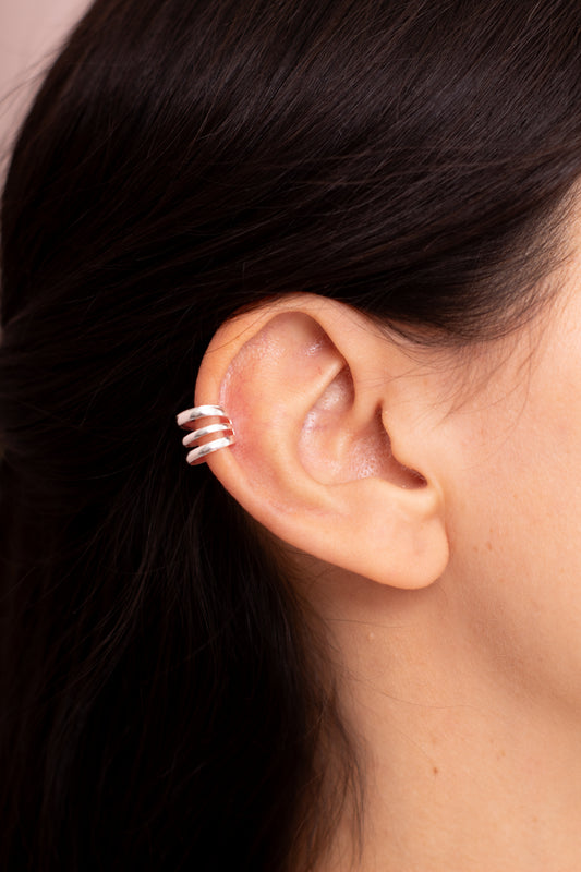 Aro Plata Cuff | Leila