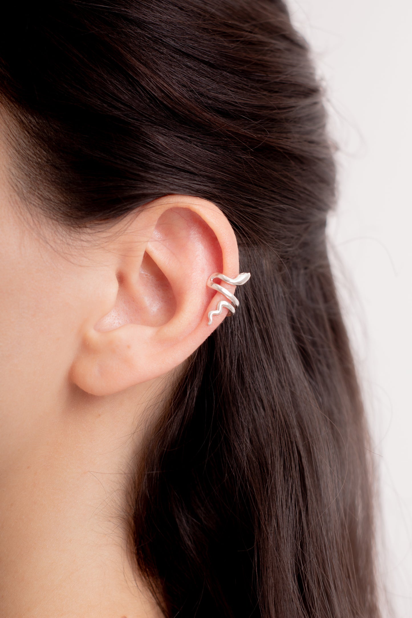 Aro Plata Cuff | Snake