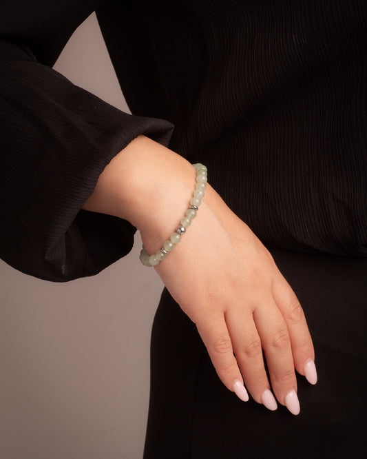 Pulsera Alba 6mm | Jade
