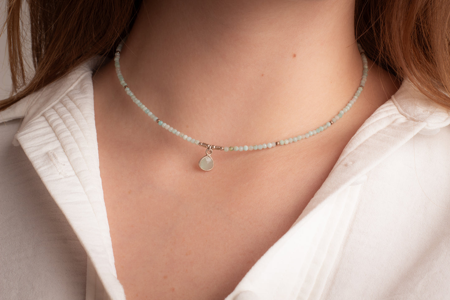 Choker Lisboa | Aguamarina
