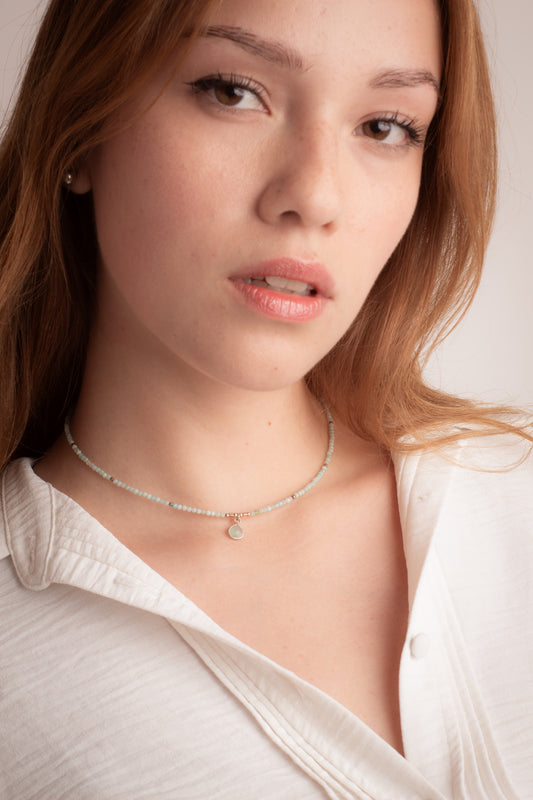Choker Lisboa | Aguamarina