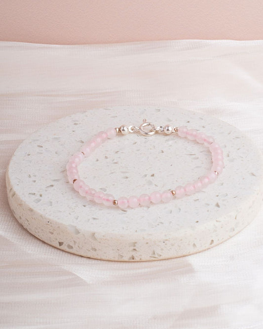 Pulsera Myka | Cuarzo Rosa