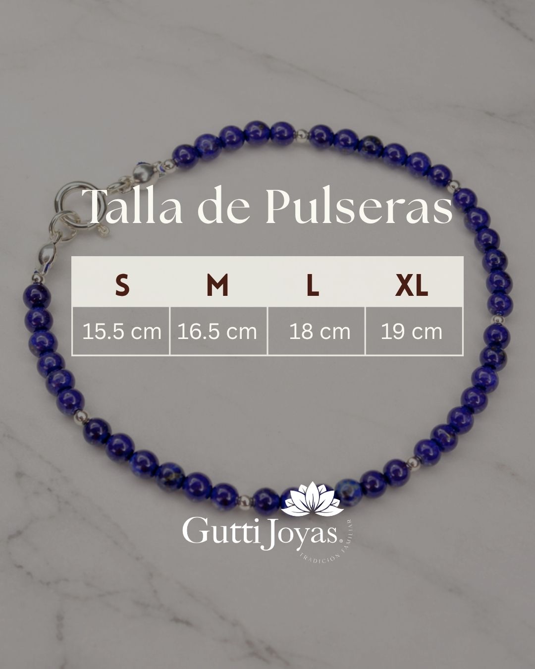 Pulsera Plata Anika | Lapislázuli