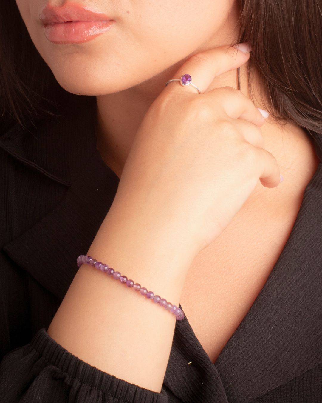 Pulsera Mina 3mm | Amatista