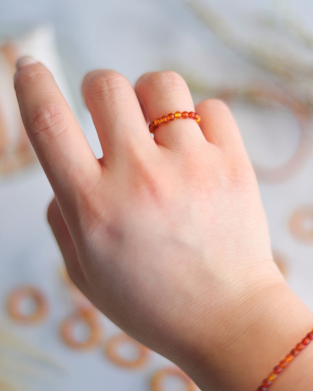 Anillo Antiestrés Vivian | Ámbar