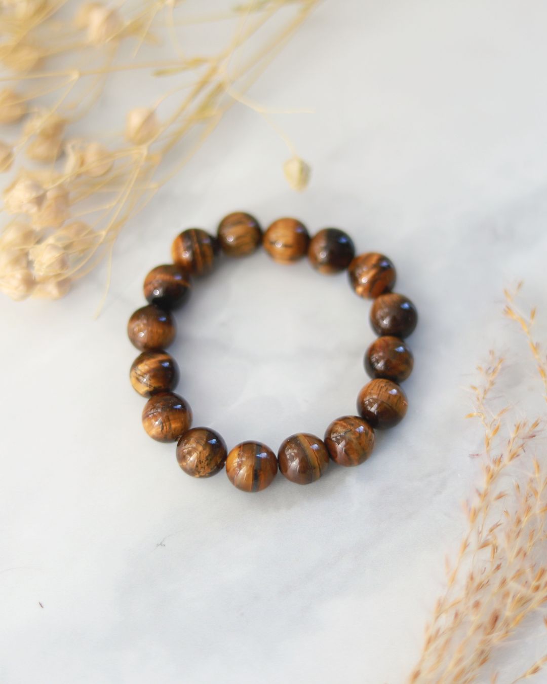 Pulsera Amara 10mm | Ojo de Tigre