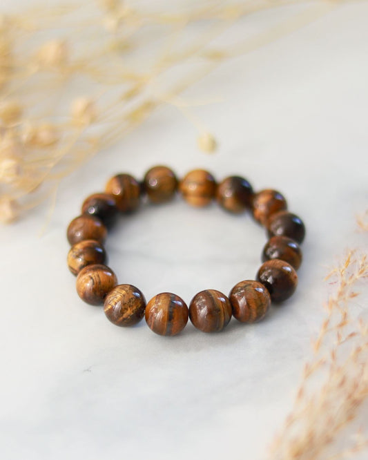 Pulsera Amara 10mm | Ojo de Tigre