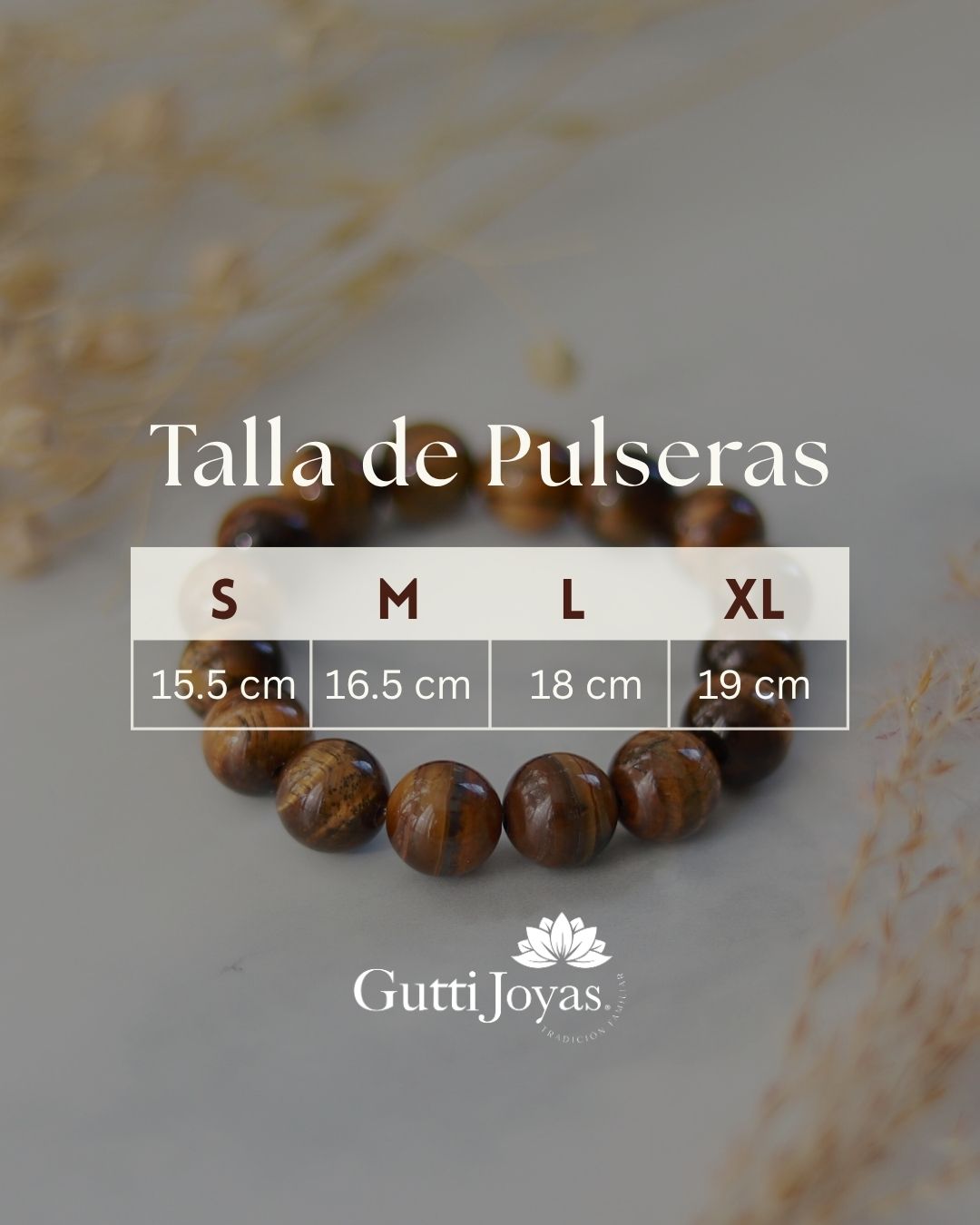Pulsera Amara 10mm | Ojo de Tigre