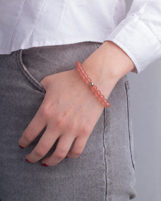 Pulsera Lucy | Cuarzo cherry