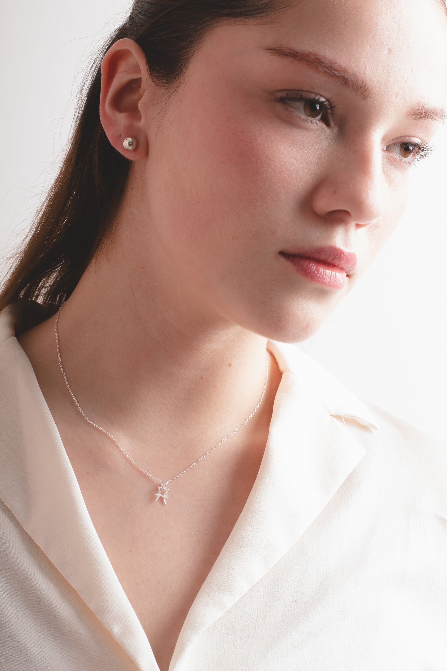 Collar Plata Piscis | Colección Constelaciones